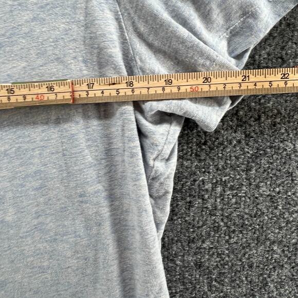 J.Crew Shirt Womens Medium Gray Crewneck Tshirt Relaxed Fit Stretch - Picture 7 of 9